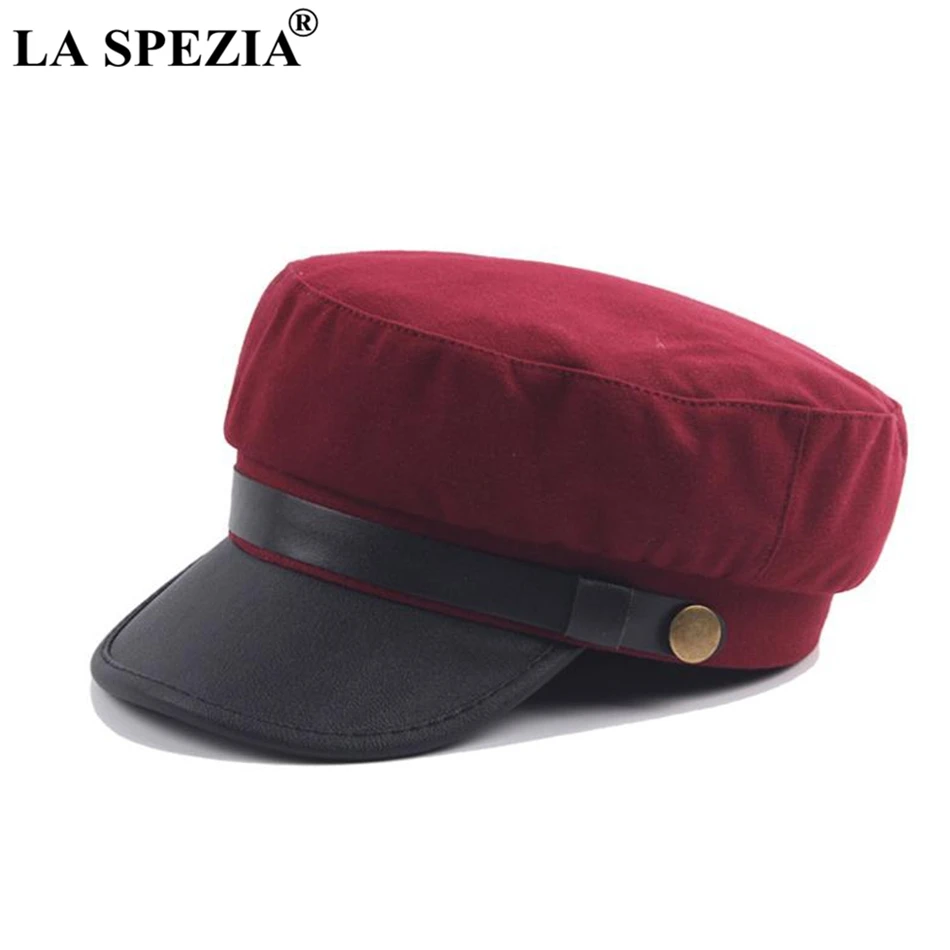 Burgundy LA SPEZIA, винтажная Кепка Newsboy, мужская, темно-синяя, ретро, женская, baker, кепки для мальчиков, повседневная, весенняя, Британская, Классическая, женская, в стиле Гэтсби, плоская кепка - Цвет: Burgundy
