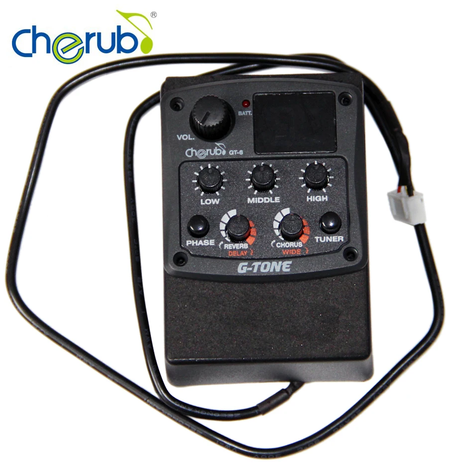 Предусилитель для акустической гитары Cherub G-Tone GT-6 пьезоприемник 3-полосный