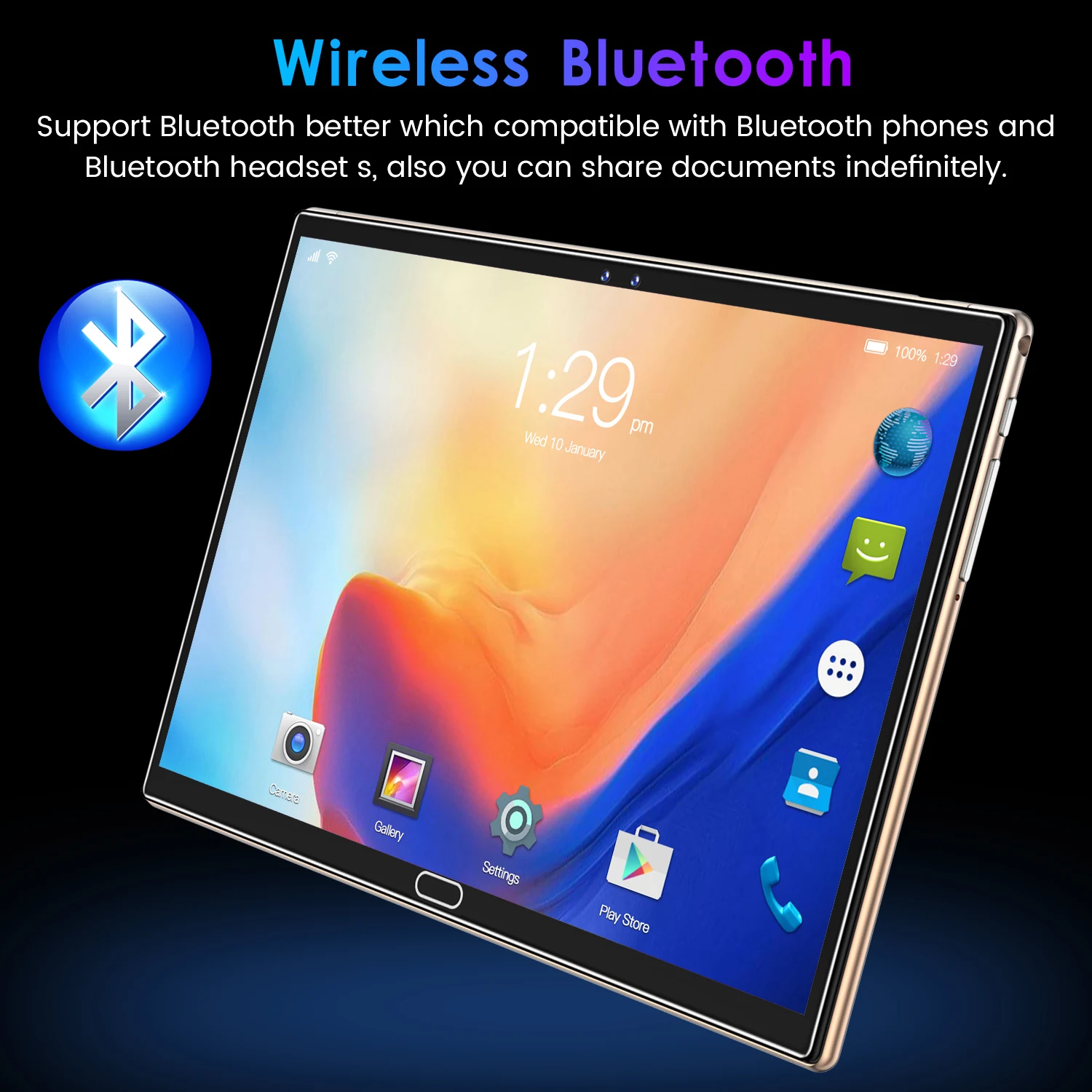 

2021hot Verkoop New Portable 10.1inch Triple Camera High-Definition Large Screen 4gb Ram Android Iphone Student Business Office