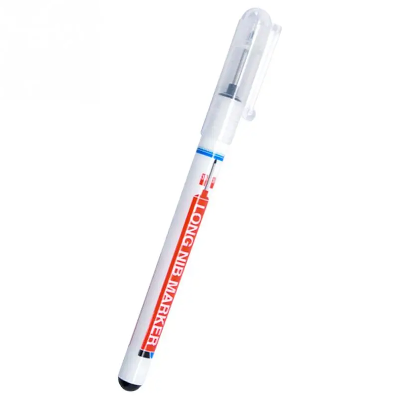 20mm Quick Drying Marker Pen Processing Deep Hole Metal Surface Water Resistant Smudge Proof Carpenter Long Nib | Канцтовары для