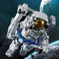new 1515pcs astronaut space exploring station figure robot spaceman building block bricks technical model toy kids gift