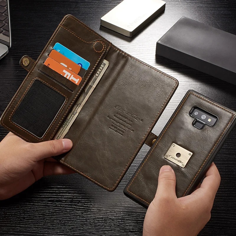 Для Coque samsung Note 10 9 чехол Ретро кошелек Магнитный чехол из натуральной кожи чехол для samsung Galaxy S8 S9 S10 Plus E Note 9 8