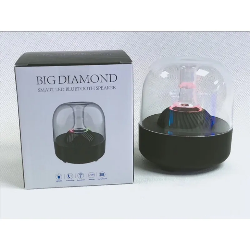 Harman Kardon Mini Transparent Imitation Glass F7 Wireless Bluetooth Speaker Car 3D Surround Sound Card | Электроника