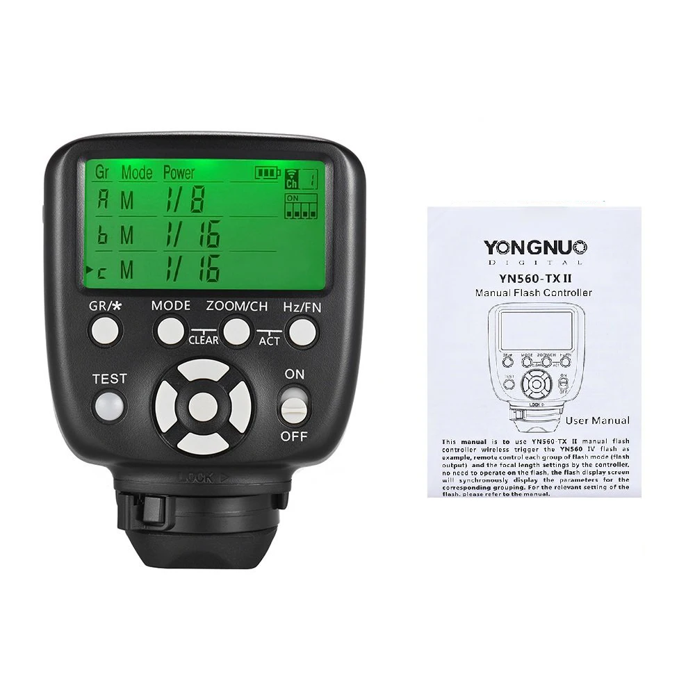 Yongnuo YN560 TX C II ручной контроллер вспышки Commander передатчик для RF 602 603 605 YN660 YN968N камеры