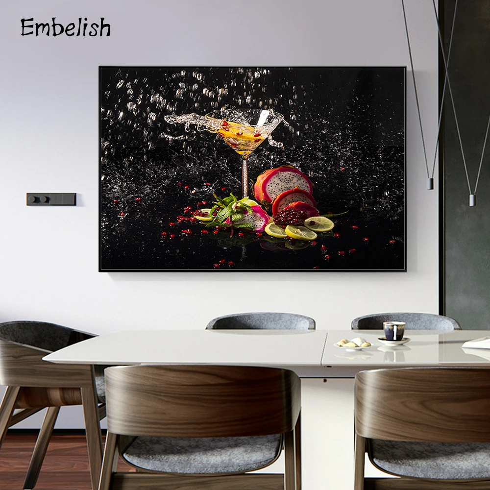 Embelish всплеск в стекле Летние фрукты современная кухня домашний декор фотографии