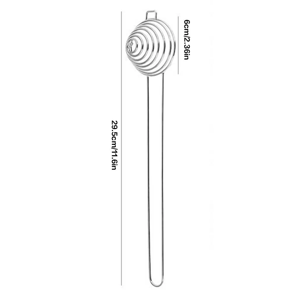 

Egg White Separator Spiral Stainless Steel Egg White Separator Egg Yolk Remover Divider with Long Handle Kitchen Tool