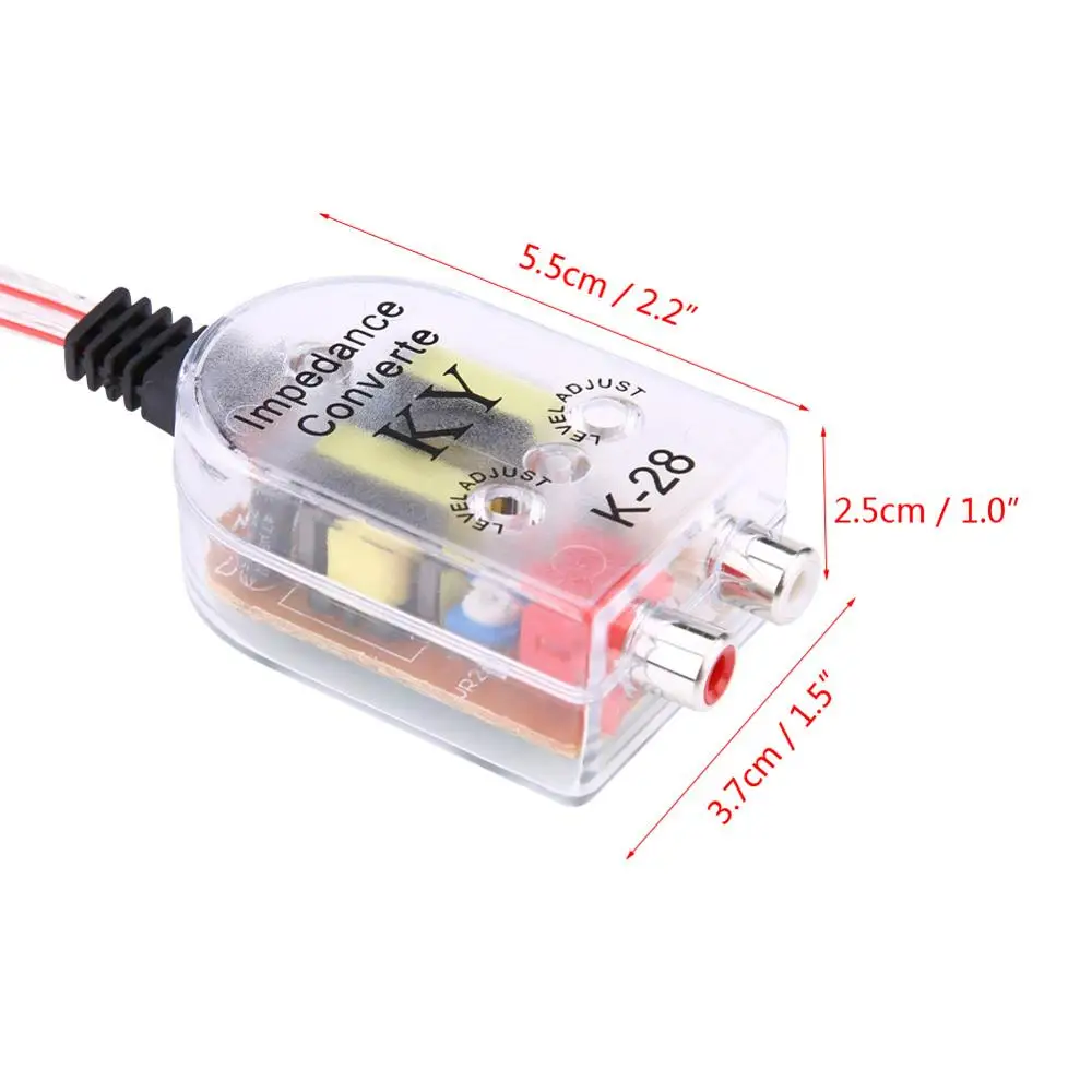 Универсальный RCA линейный выход автомобильная аудиосистема усилитель CD