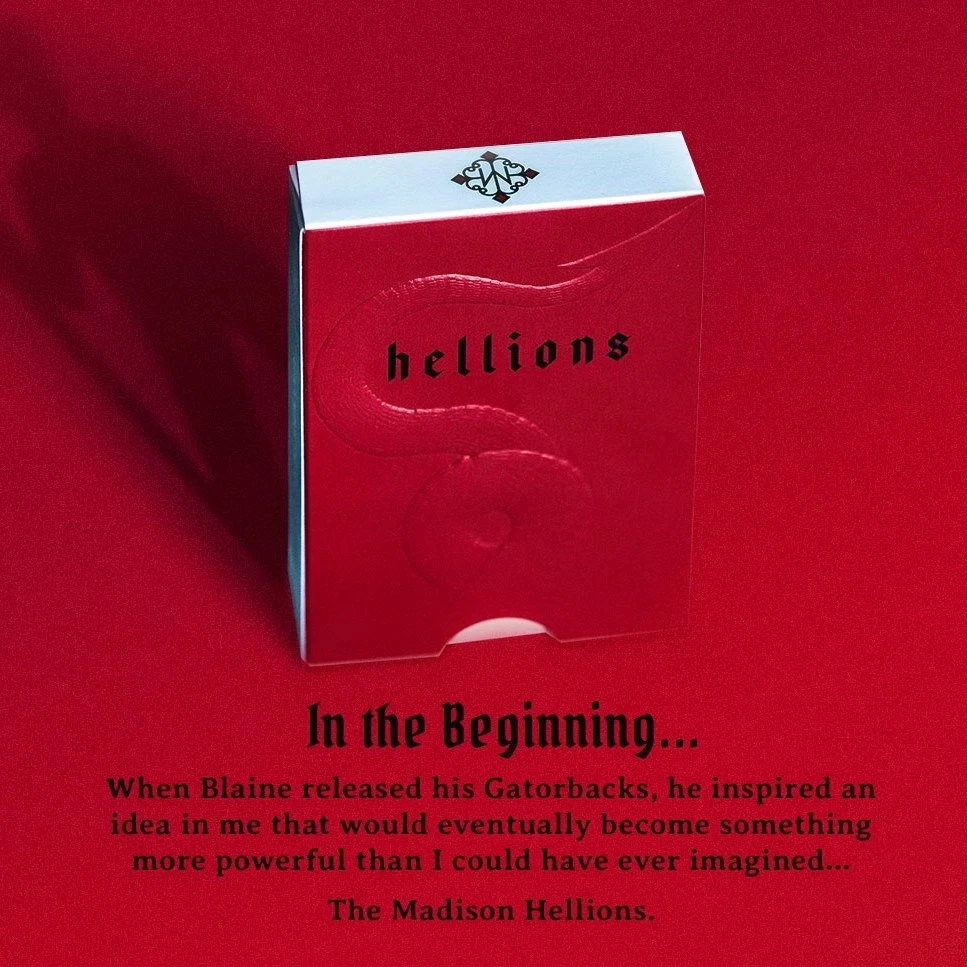 DM Ellusionist Madison Hellions колода игральных карт покер Custom ограниченный выпуск волшебные