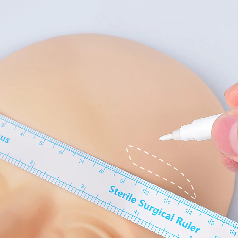 10 наборов белых хирургических маркеров для татуировок бровей перманентных