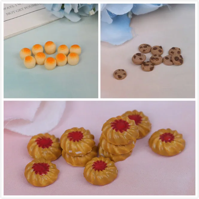 1:12 Кукольный домик Миниатюрный милый кукольный печенье кухня играть игрушки