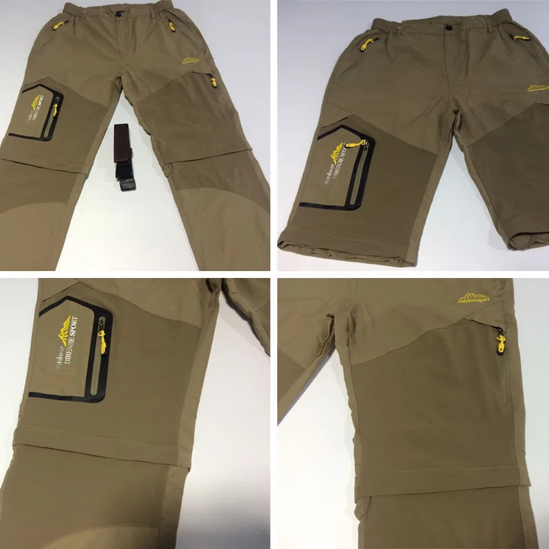 

Men's Hiking Pants Men/Women Outdoor Sport Quick Dry Trousers Climbing/Camping/Fishing/Travel/Cycling/TrekkingPants Shorts AM002