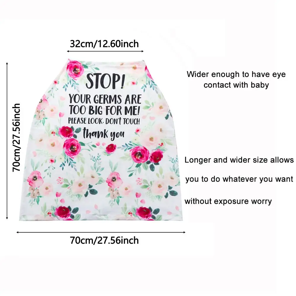 

Breastfeeding Cover Baby Infant Breathable Cotton Muslin Nursing Cloth L large Size Big Nursing Feeding Cover Cape Apron