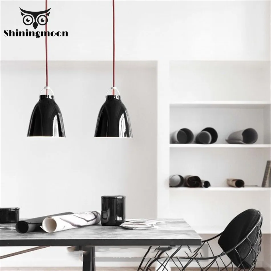 

Скандинавские промышленные светодиодные подвесные светильники, современная черная железная лампа для кафе, бара, домашний декор, светильник для гостиной, осветительные приборы