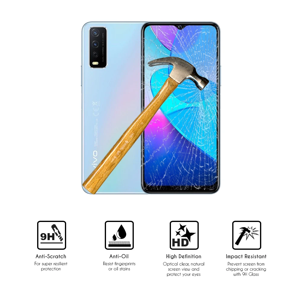 Закаленное стекло для смартфона Y11s (4G) 6 51 дюймов | Мобильные телефоны и аксессуары
