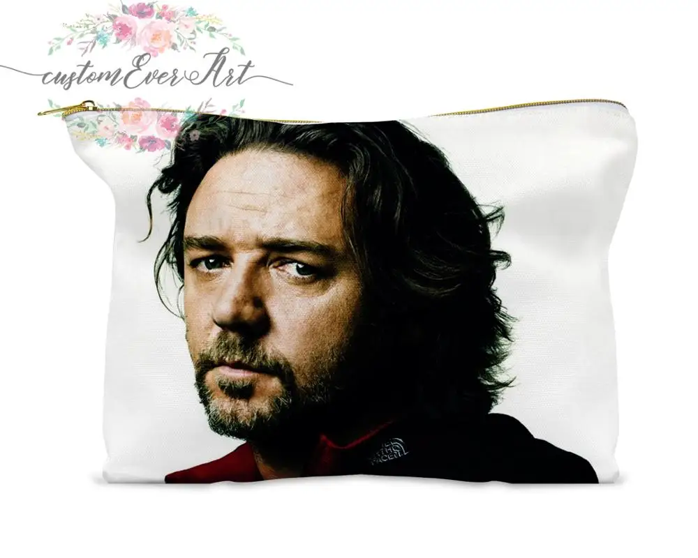 Рассел Кроу косметичка персонализированная маленькая забавный органайзер для