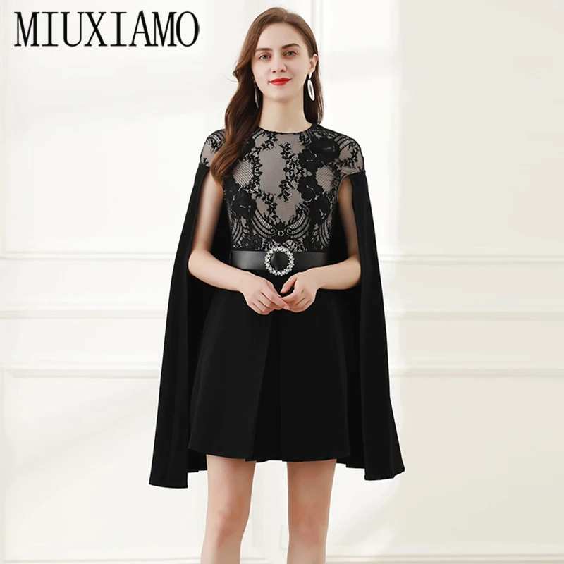 

MIUXIMAO 2020 Winter Coat Loose Lace Elegant Fashion Warm Long Coat Vintage Women Winter Coat Female Overcoat ith Belt