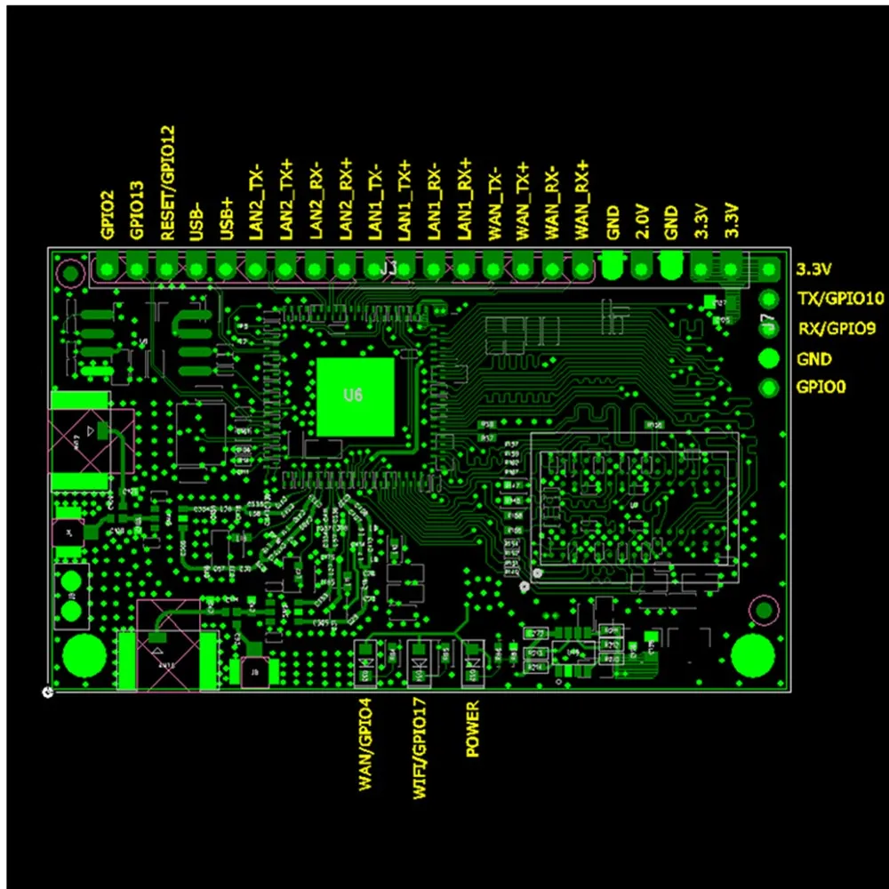 Модуль беспроводной маршрутизации QCA9531 wifi камера openwrt роутер основная плата