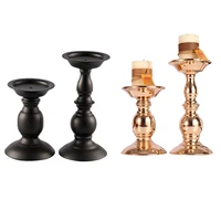 iron candle holder candlesticks for candles lantern wedding centerpieces home decoration christmas dining table ornaments