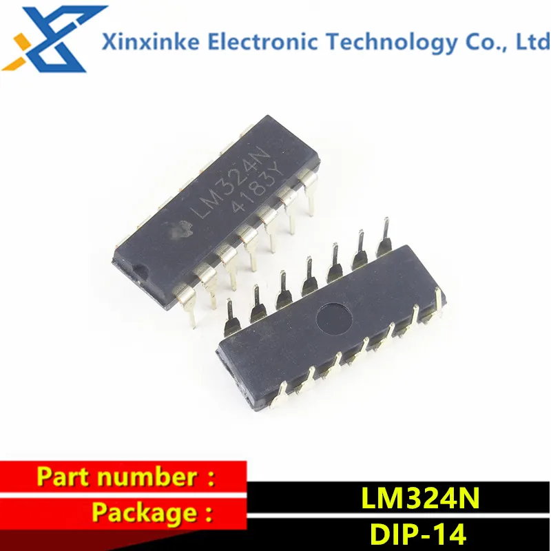 

10PCS LM324 LM324N DIP-14 Voltage Comparator Chip