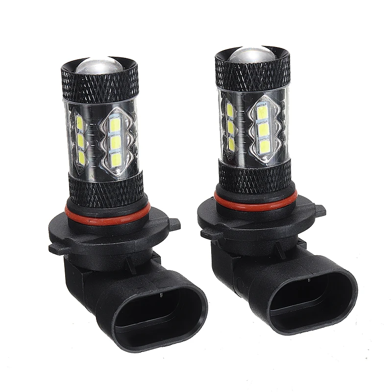 

1 пара H10 9145 светодиодный головной светильник высокого Мощность 80W 7000K супер яркий Автомобильная противотуманная фара дальнего света светил...