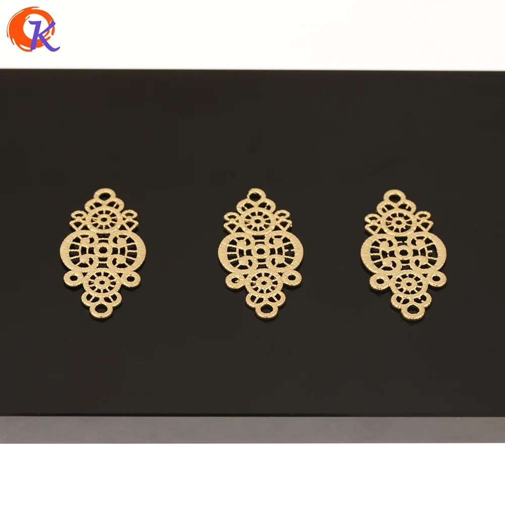 

Cordial Design 100Pcs 15*29MM Jewelry Accessories/Hand Made/Flower Shape/DIY Jewelry Making/Connectors/Earring Findings/Charms