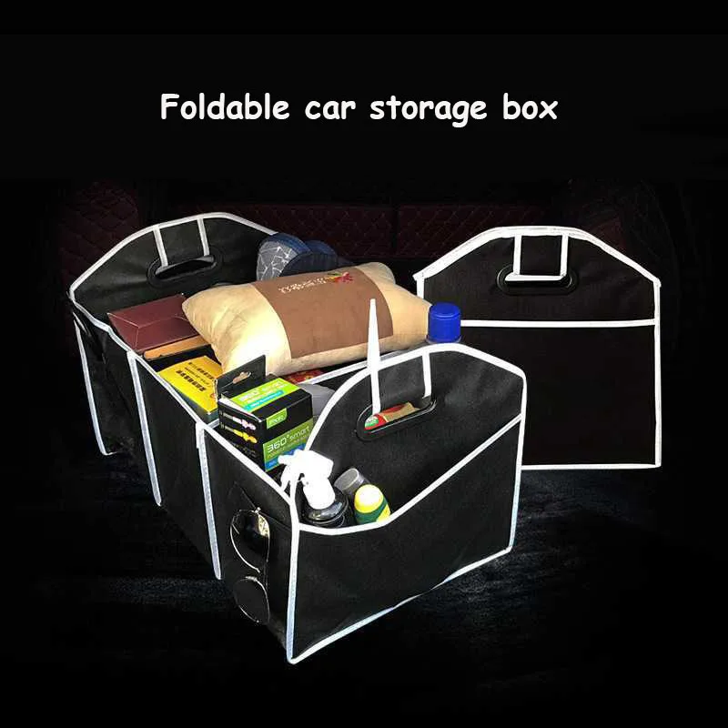 Органайзер для багажника автомобиля коробка хранения складная автомобильная