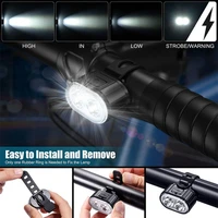 1 set portable bicycle light bike accessory waterproof bike front tail light for mtb