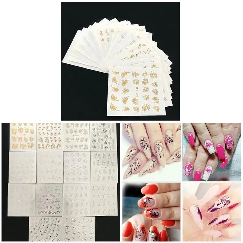 30 листов/набор наклейки для ногтей с изображением животных|Стикеры и наклейки| |