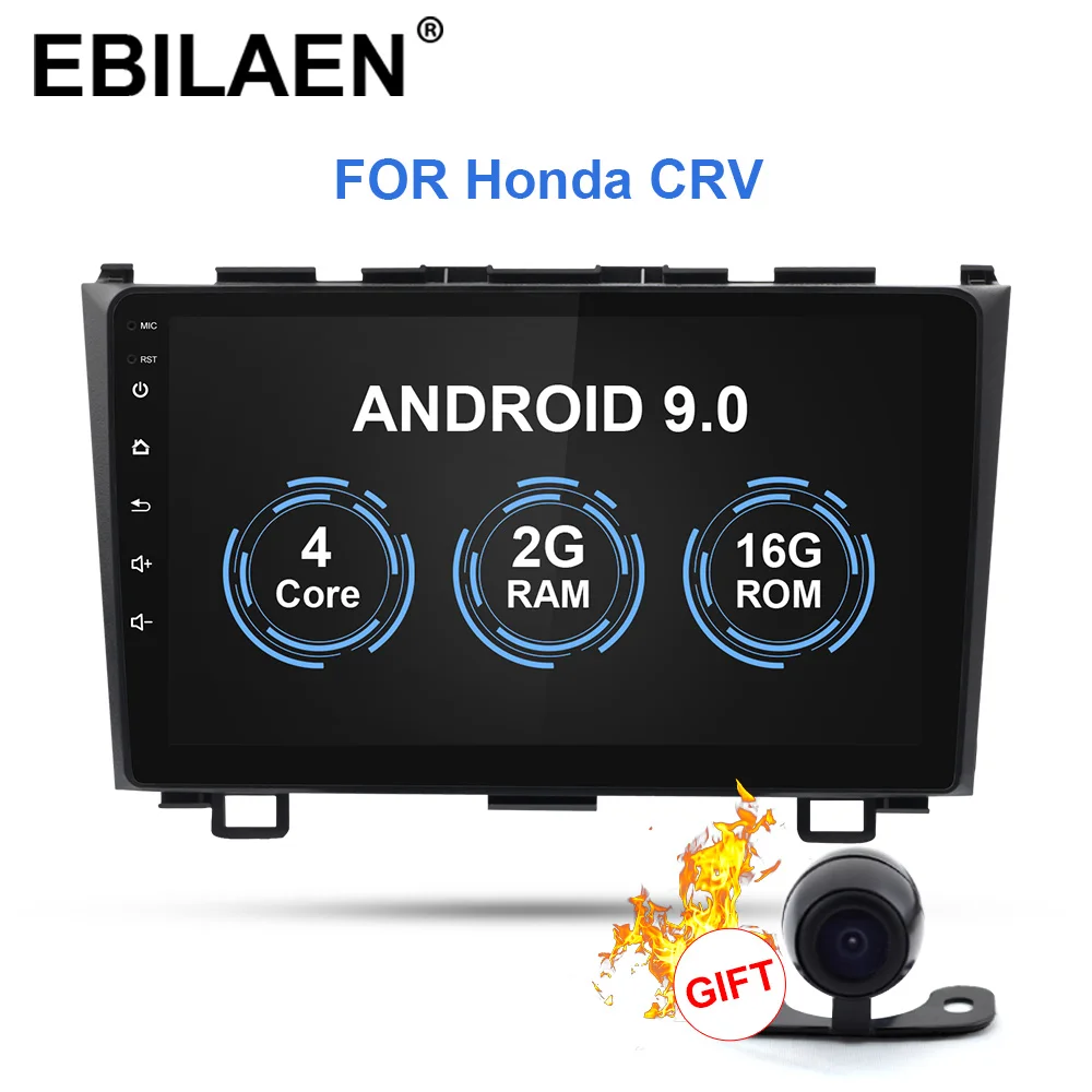 Android 9,0 автомобильный мультимедийный DVD Радио Видео плеер для Honda CRV CR-V 2006-2011 2Din Авторадио Стерео gps Навигация Аудио