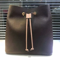 top quality luxury design genuine leather womens bags classic shoulder large capacity bucket bag fashion soft messenger bags