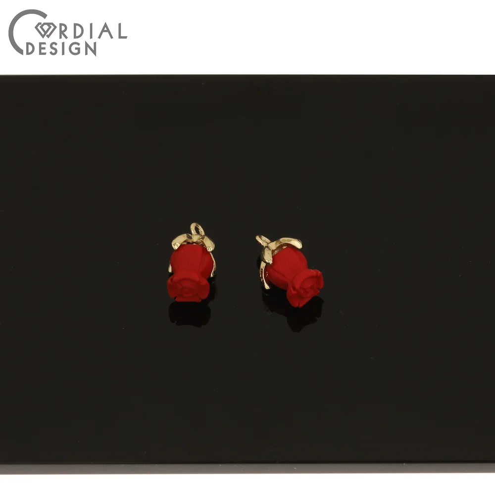 

Cordial Design 50Pcs 11*15MM Jewelry Accessories/Pendant/Flower Shape/Paint Effect/DIY Making/Hand Made/Charms/Earring Findings