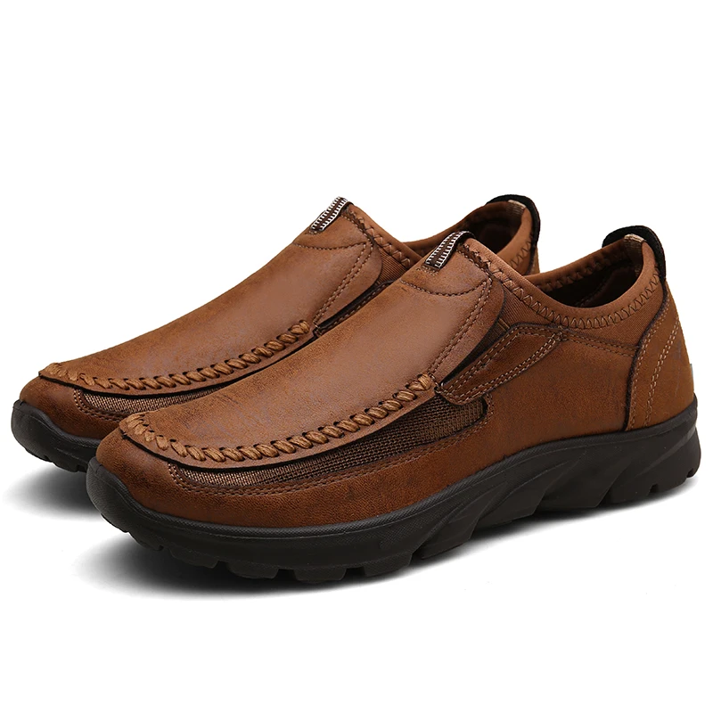 

Men Casual Shoes Breathable Loafers Fashion Comfortable Flat Handmade Retro Leisure Menshoe Luxury Brand Shoes Mens Shoes