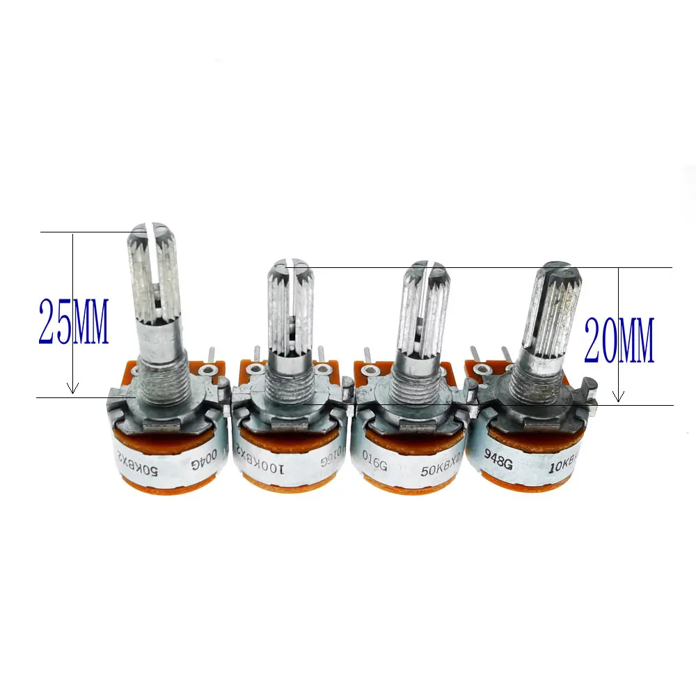 Новинка & Оригинал Япония ALPS RK16 10K 50K 100K 10KBX2 50KBX2 100KBX2 потенциометр Hi Fi аудио