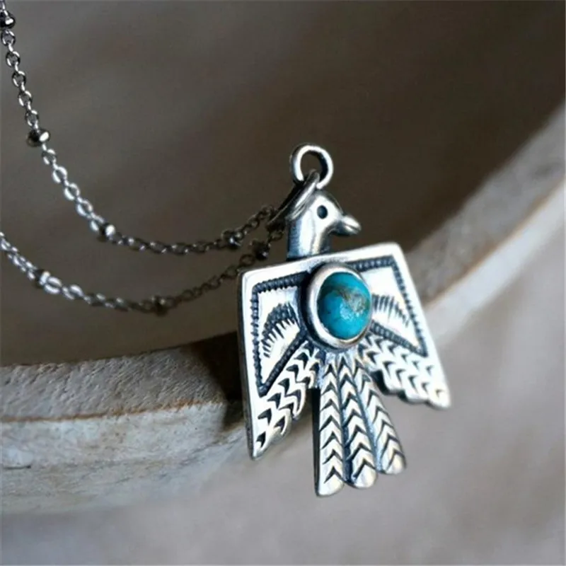 

Vintage Eagle Pendant Necklace For Women Trendy Retro Creative Unique Personality Bird Charm Chain Female Fashion Jewelry Gift