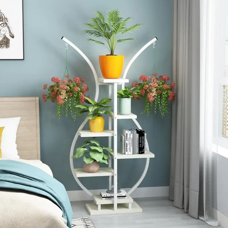 

Table Estanteria Escalera Plantenrekken Huerto Urbano Madera Indoor Dekoration Plant Rack Shelf Stojak Na Kwiaty Flower Stand