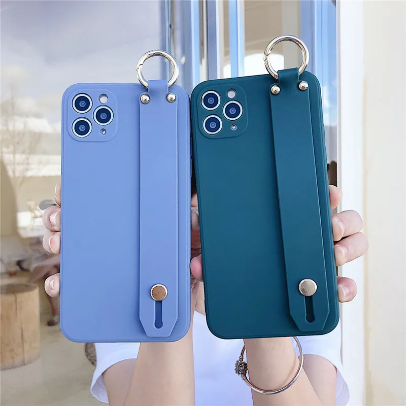 Чехол для iPhone 11 роскошный чехол с ремешком карамельных цветов телефона 12 Pro Max 7 8