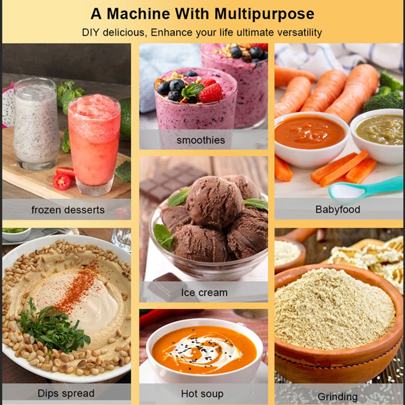 Электрический профессиональный блендер без бисфенола А коммерческий бытовой