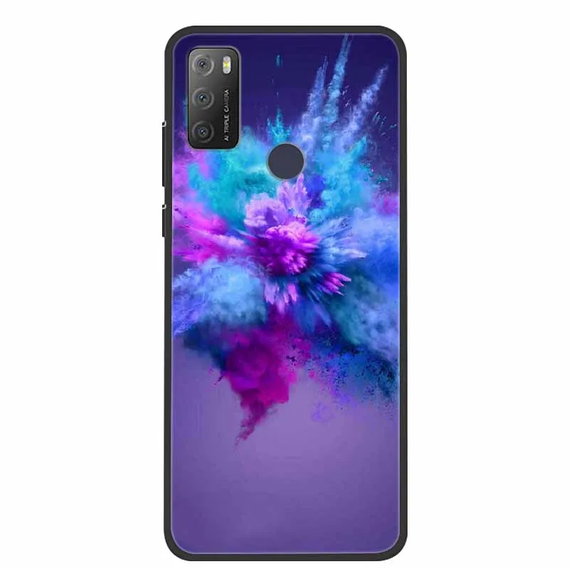Фото Для Alcatel 1S 2021, силиконовый водонепроницаемый мягкий чехол из ТПУ для Alcatel 1S 1 S 2020 Capa Cartoon Coque Funda для 1SE 2020 №4