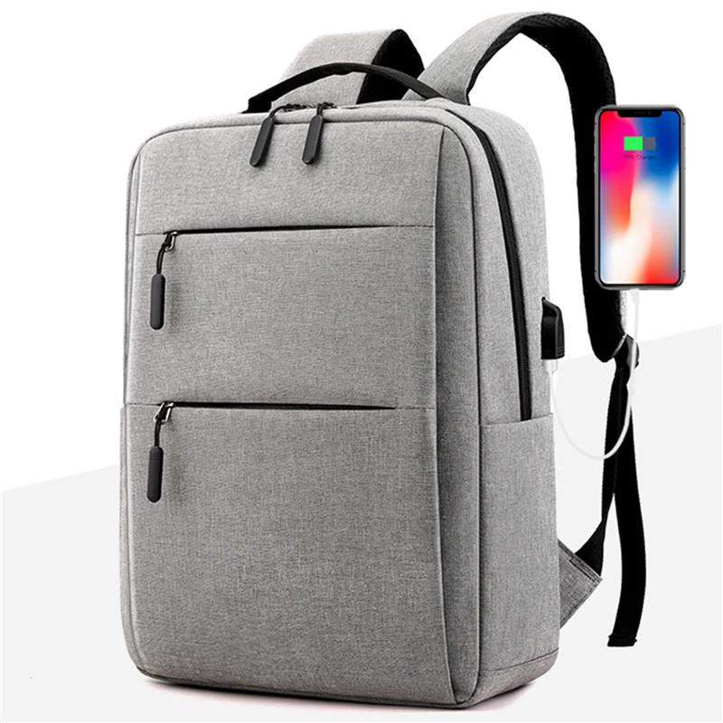 Рюкзак для мужчин и женщин, модная Водонепроницаемая Дорожная сумка на плечи с USB-разъемом для ноутбука
