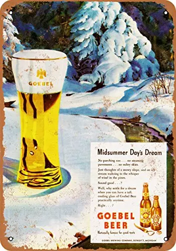 

Metal Sign - 1947 Goebel Beer - Vintage Look