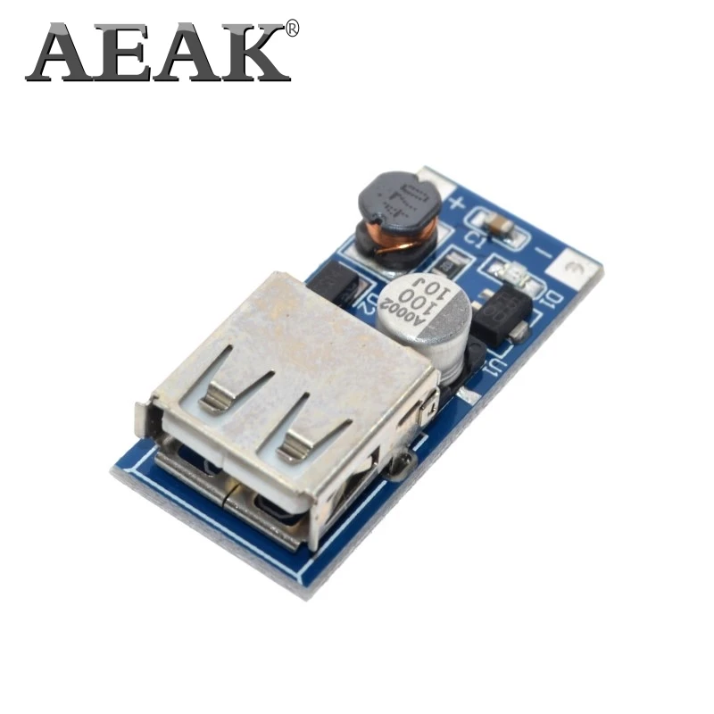 Блок питания AEAK 10 шт. 0 9 В ~ 5 до 600мА USB выход зарядное устройство Повышающий Модуль