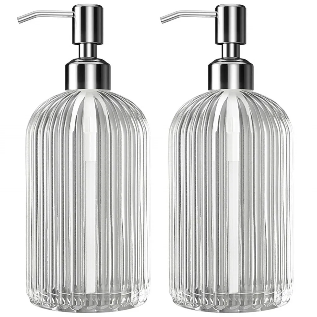 1 шт. прозрачная бутылка для жидкого мыла 500 мл|Переносные дозаторы мыла| |