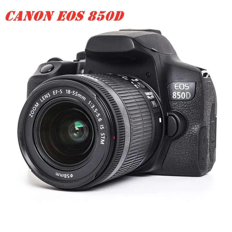 Бывшая в употреблении цифровая компактная фотокамера Canon EOS 850D DSLR фотографика с
