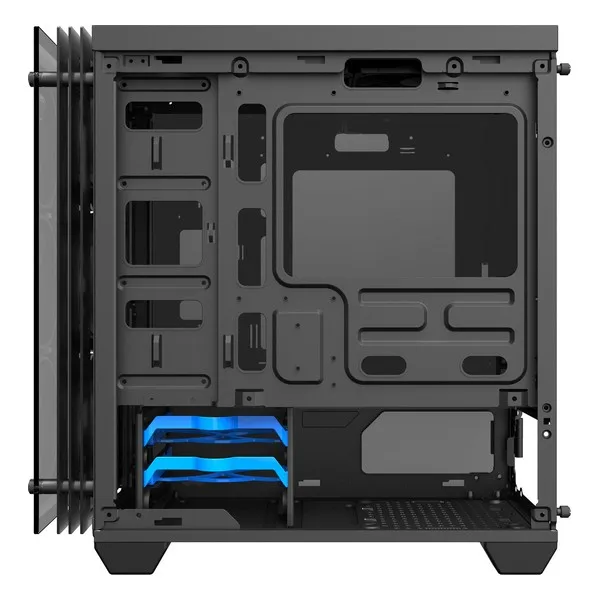 Микро ATX/мини ITX Midtower чехол CoolBox COO-DGC-M192-0 RGB светодиодный Black | Компьютеры и офис