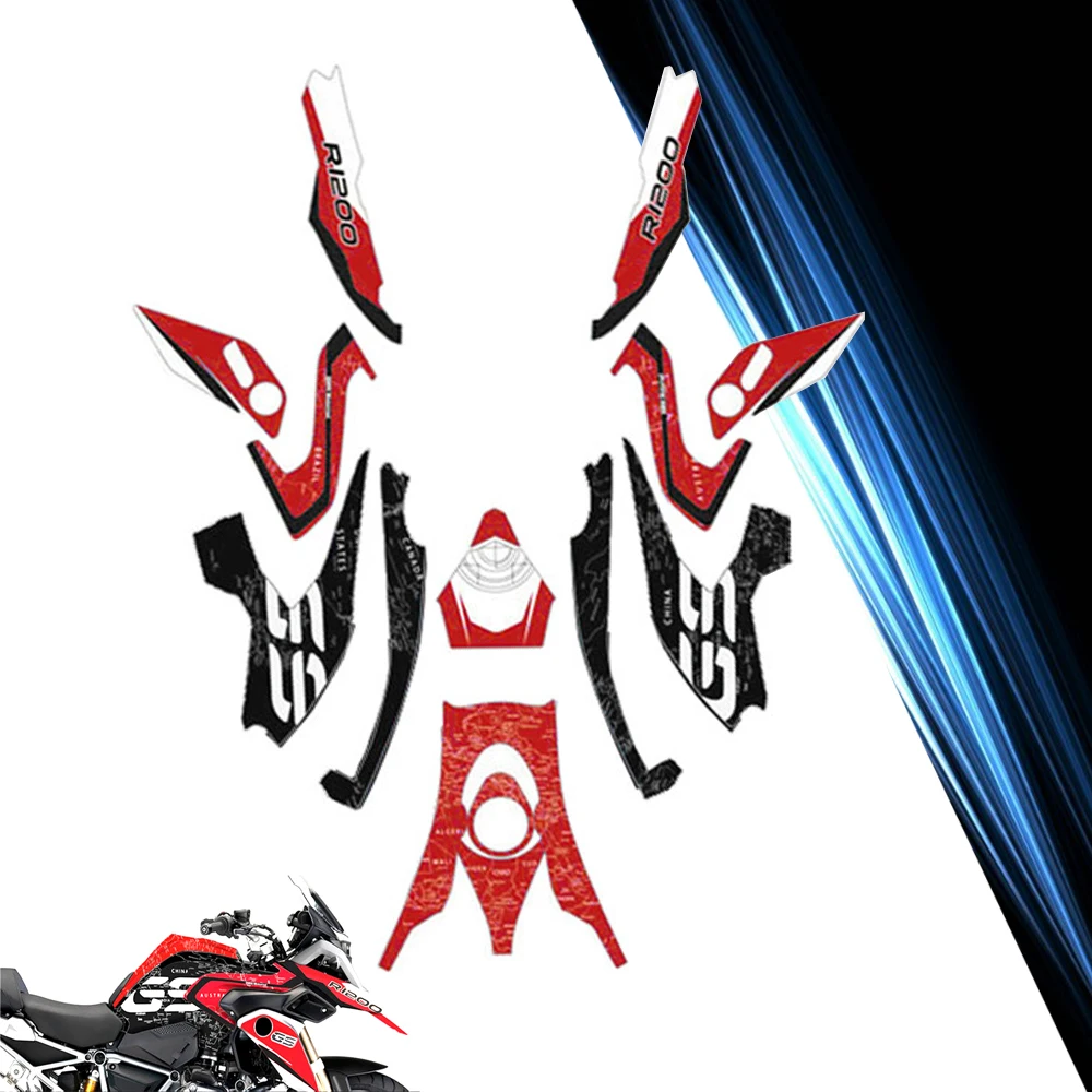 

Защитная Наклейка для кузова автомобиля, Светоотражающая наклейка для BMW R1200GS R1200 GS LC 2014 2015 2016 2017 2018 2019 мотоцикла