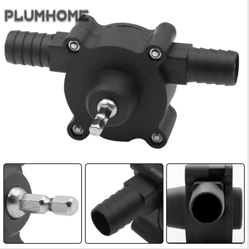 

Portable Electric Drill Pump Diesel Oil Fluid Water Pump Mini Hand Self-priming Liquid Transfer Pumps Home Garden Outdoor Tools