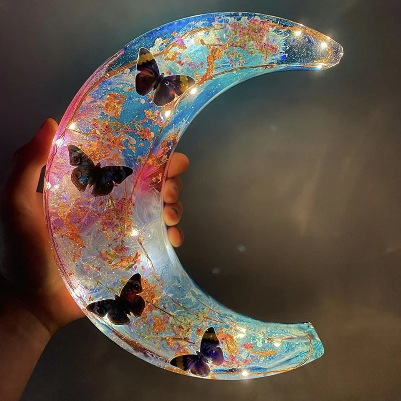 

Large Moon Epoxy Resin Mold Designer DIY Home Decoration Silicone Mold for Resin Pastry Pottery Ceramic Concrete Moldes Para