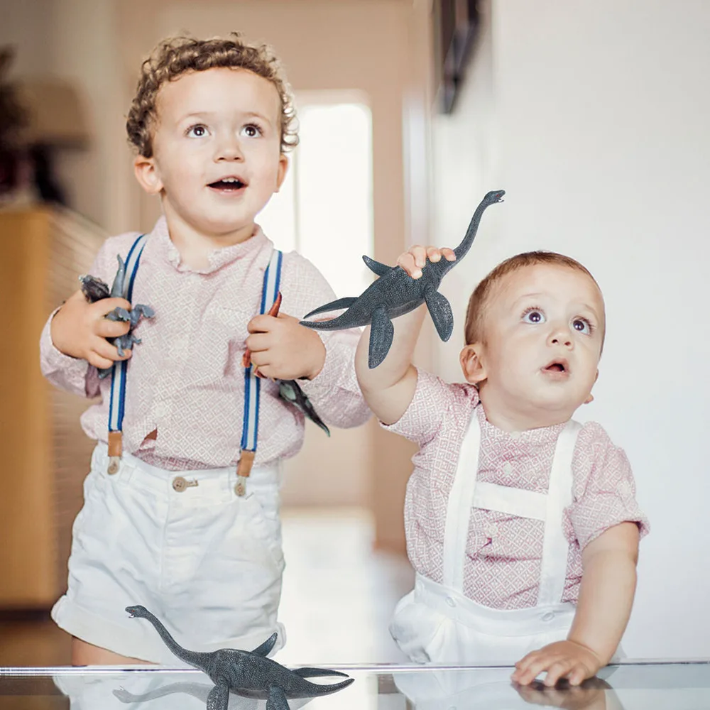 

2pcs Large Figure Toys Plesiosaur Model Kids Gifts