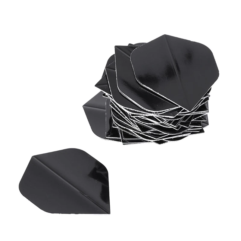 

50pcs High Quality Pure Color Dart Wing Tail Professional PET Darts Flight Fin