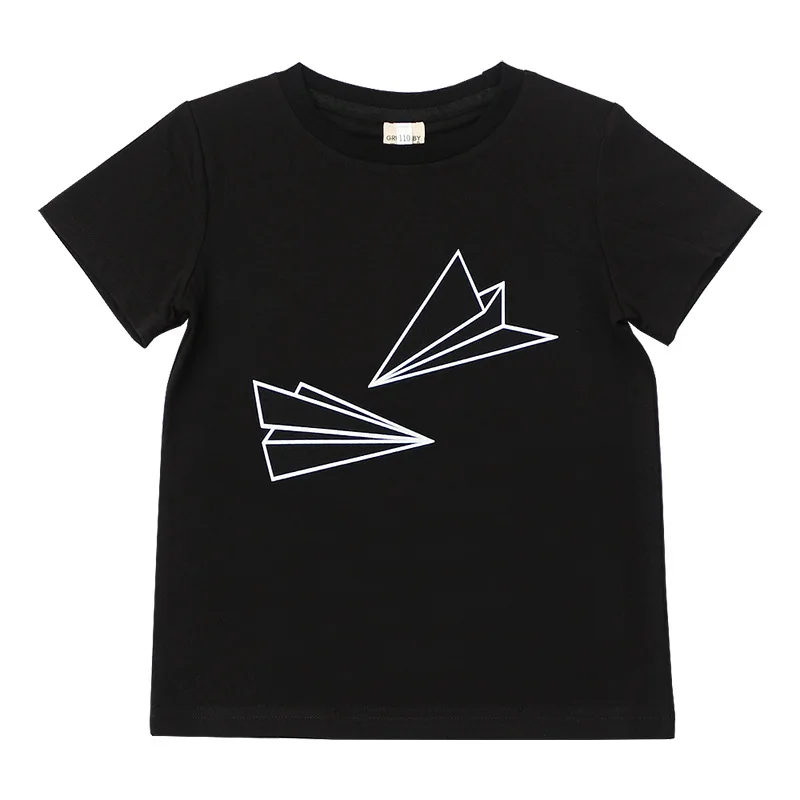 

Kids Summer T-shirts Short Sleeve Cartoon Printed Clothes Tops